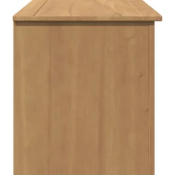 Säilytyslaatikko kannella Panama 79x42x46 cm täysi mänty (16387)*FinePRICE
