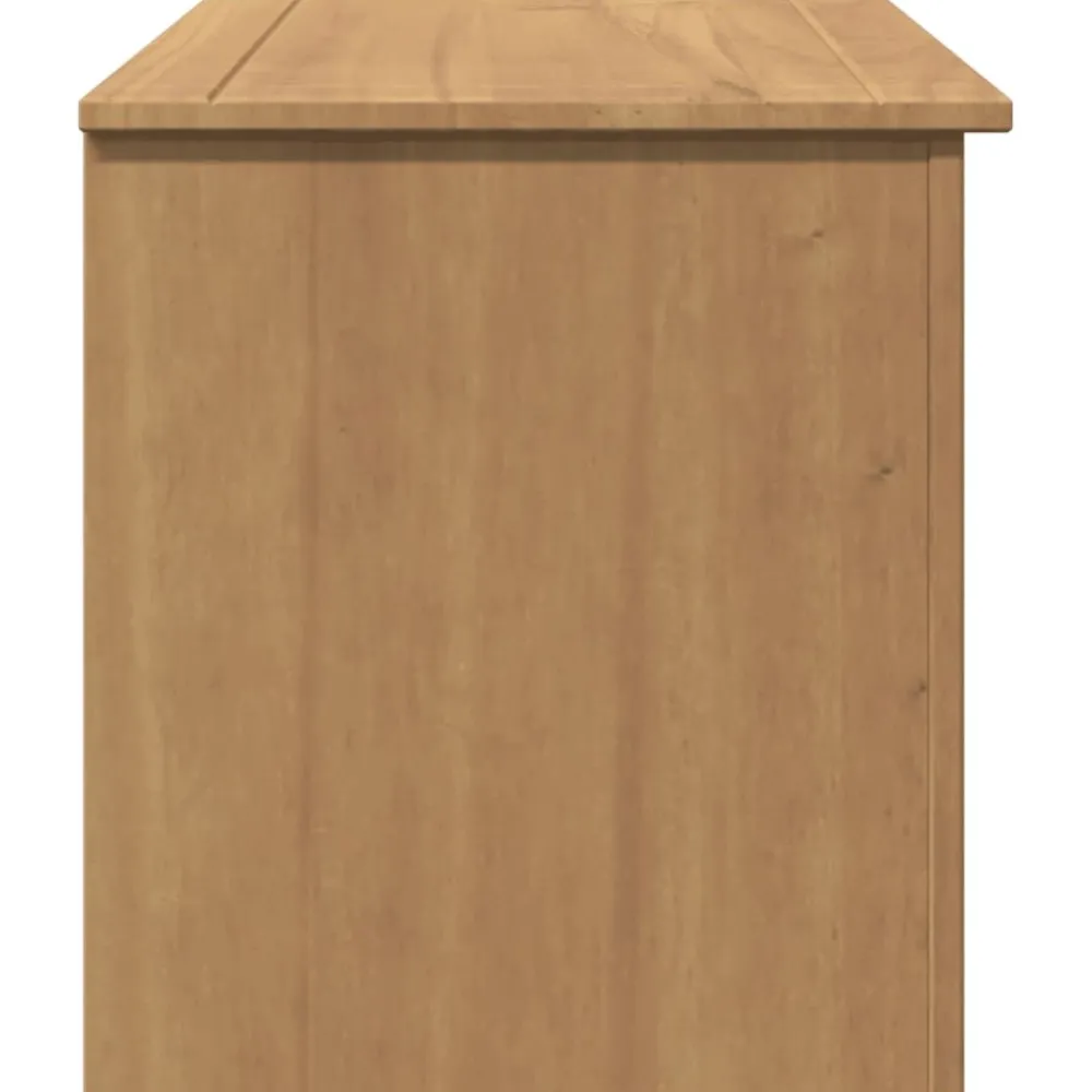 Säilytyslaatikko kannella Panama 79x42x46 cm täysi mänty (16387)*FinePRICE
