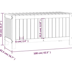 Säilytyslaatikko täysi mänty, 108x42,5x54 cm, eri värejä (28151)*FinePRICE Online