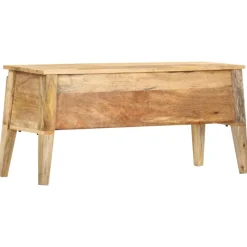 Hot Säilytyslaatikko 99x35x48 cm mangopuu Säilytysarkut