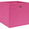 Sale Säilytyslaatikot 4 kpl kuitukangas 28x28x28 cm pinkki Piensäilytys Ja Korit