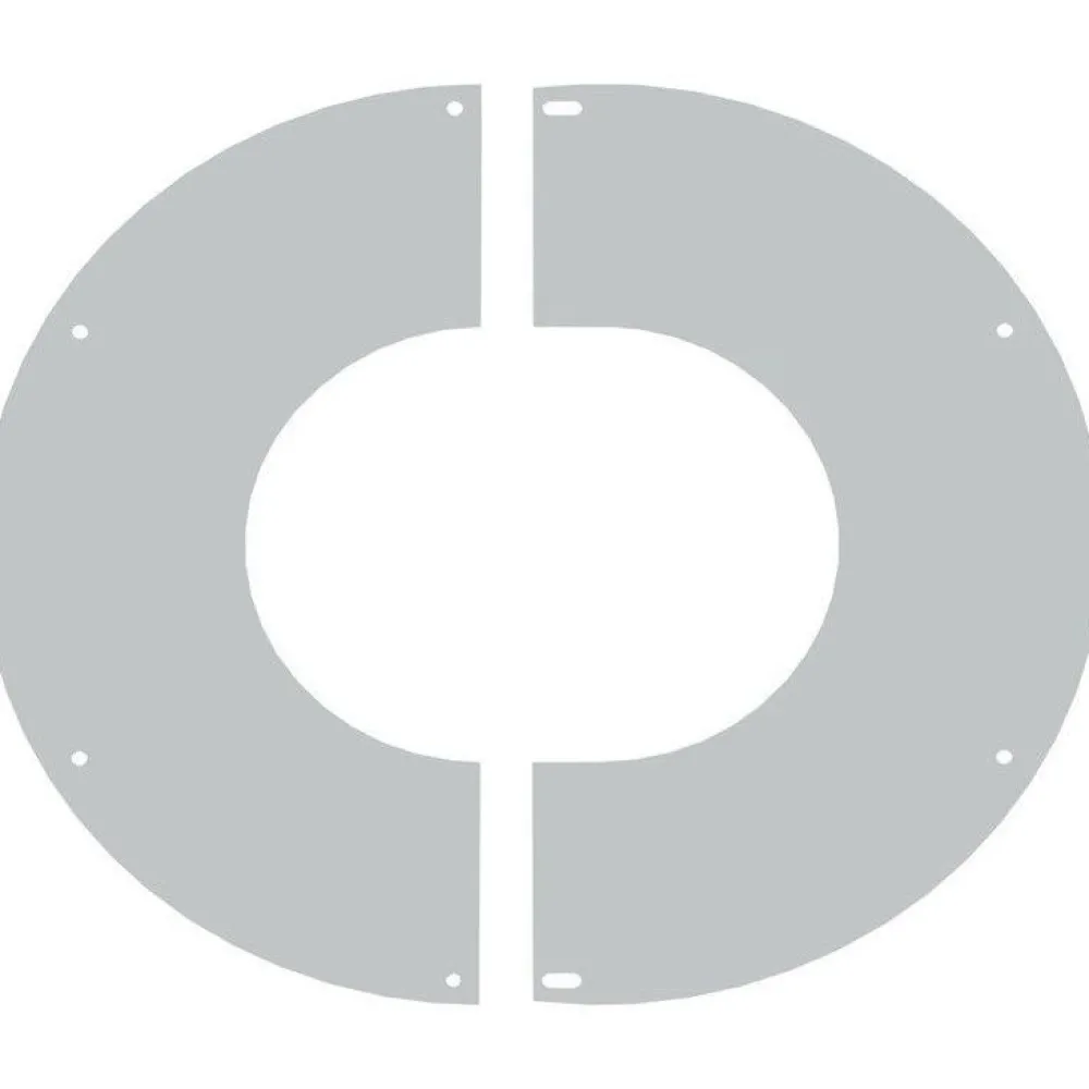 Best Sisäkaton peitelevy , RST, 0-15 astetta, Ø150 mm Savupiipun Tarvikkeet