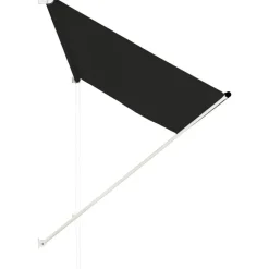 Outlet Sisäänkelattava markiisi 250x150 cm antrasiitti Markiisit