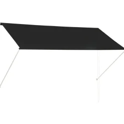 Outlet Sisäänkelattava markiisi 250x150 cm antrasiitti Markiisit