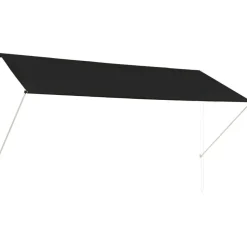 Clearance Sisäänkelattava markiisi 300x150 cm antrasiitti Markiisit