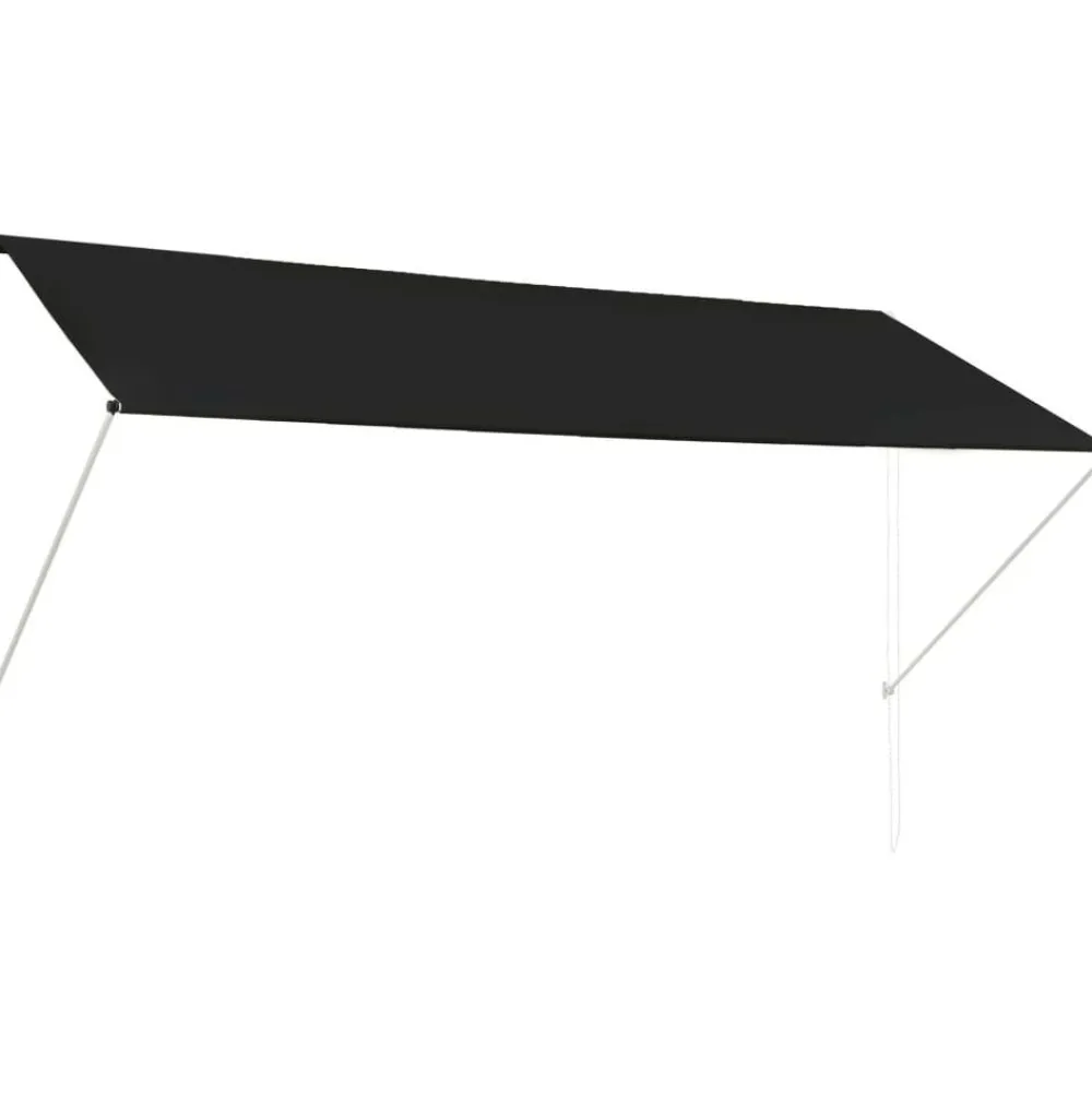Clearance Sisäänkelattava markiisi 300x150 cm antrasiitti Markiisit