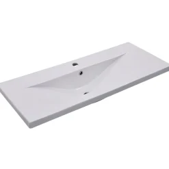 Sisäänrakennettu pesuallas 101x39,5x18,5cm keraaminen Tasoon Upotettavat Altaat