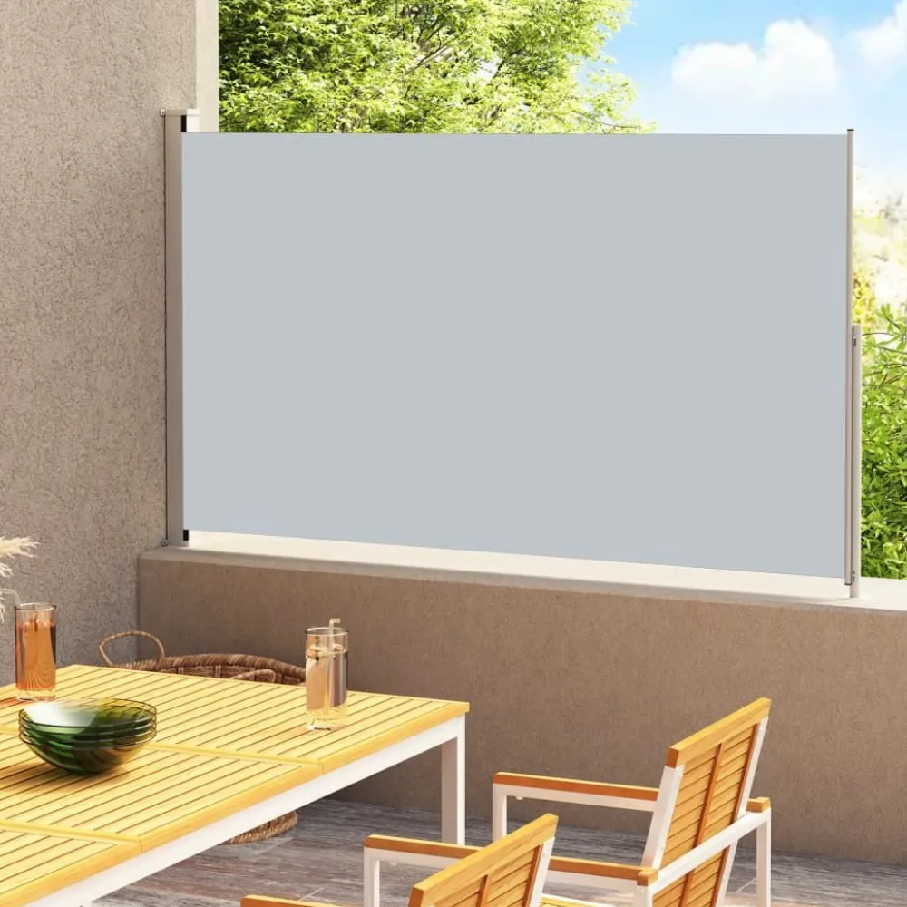Sisäänvedettävä terassin sivumarkiisi 200x300 cm antrasiitti*FinePRICE Clearance