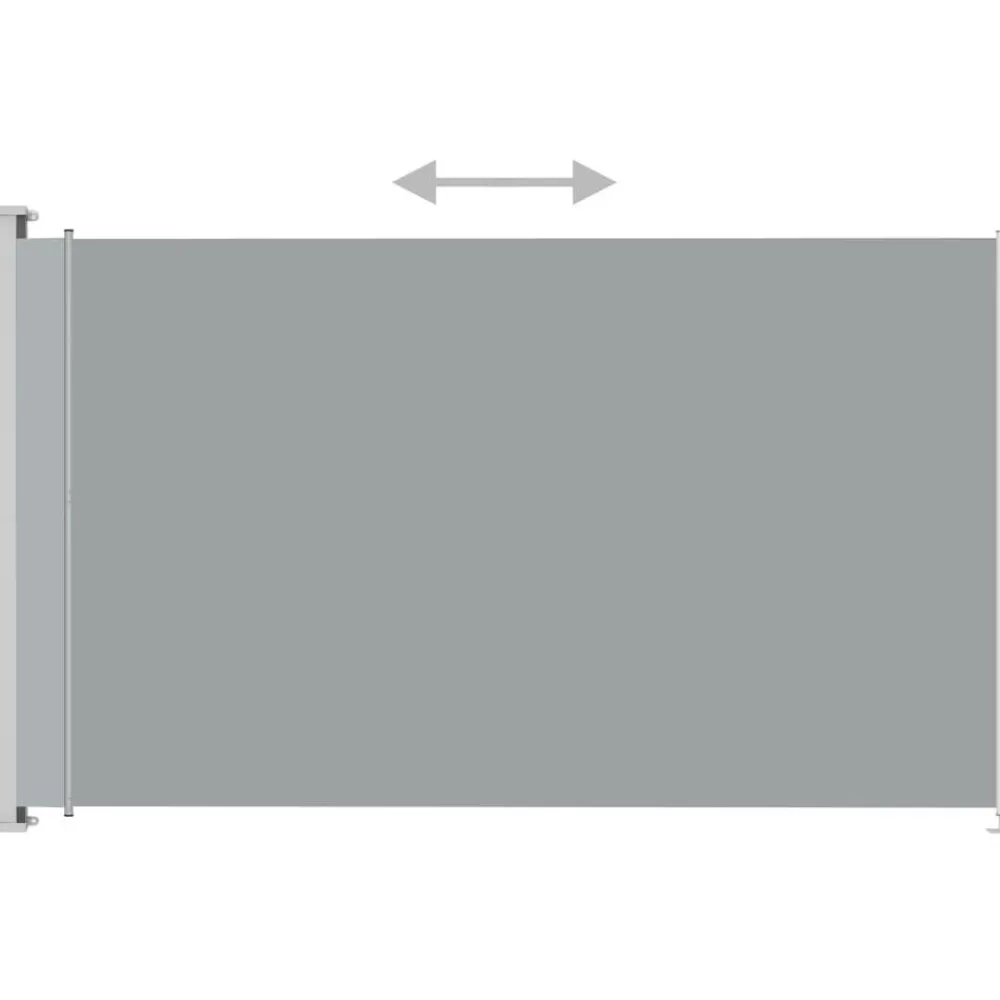 Sisäänvedettävä terassin sivumarkiisi 200x300 cm antrasiitti*FinePRICE Clearance