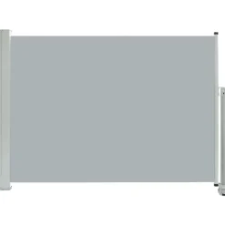 Hot Sisäänvedettävä terassin sivumarkiisi 80x300 cm harmaa Markiisit