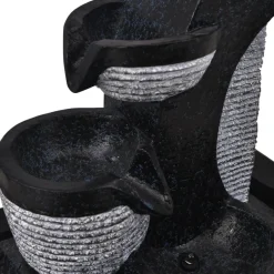 Sisätilan suihkulähde led valolla hartsi*FinePRICE