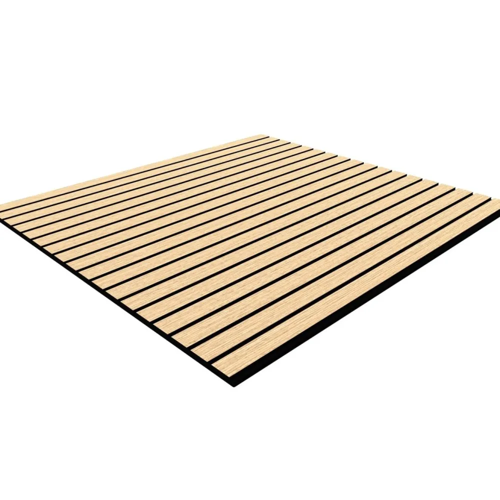 Hot Sisustuslevy/akustiikkalevy Slim Line Easy 60, 9x594x600mm, tammiviilu, tarrakiinnitteinen Sisustuslevyt