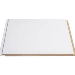 Sisustuspaneeli STP-0, 8x195x2070mm, mdf, ympäripontattu, valkoinen E0*Aarni Outlet