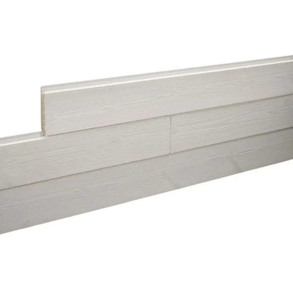 Sisustuspaneeli Kuura, 145x2350x14mm, mänty, STS, valkoinen*Siparila Best