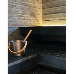 Best Sisustuspaneeli Struktuuri STS 15x176x2350mm helmiäisruskea Saunapaneelit|Saunapaneelit