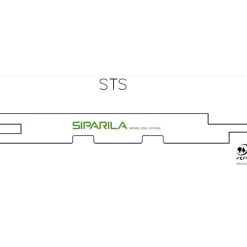 Discount Sisustus-/saunapaneeli Struktuuri 15x176x2350 mm kuusi STS kuultava hiekka Saunapaneelit|Saunapaneelit