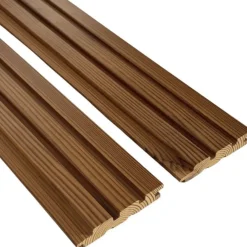 Outlet Sisustus-/saunapaneeli Puro, 17x90x2050mm, rimapaneeli, mänty, lämpökäsitelty Kattopaneelit|Saunapaneelit