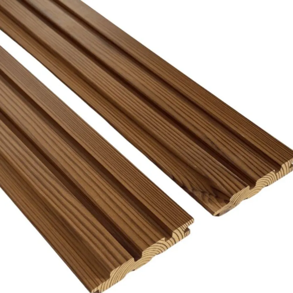 Outlet Sisustus-/saunapaneeli Puro, 17x90x2050mm, rimapaneeli, mänty, lämpökäsitelty Kattopaneelit|Saunapaneelit