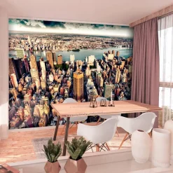 Sisustustarra Bird's Eye View of New York eri kokoja*Artgeist New