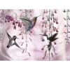Sisustustarra Flying Hummingbirds eri kokoja Sisustustarrat