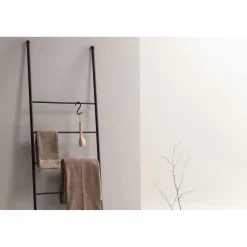 Sisustustikkaat Drammen, 50x160cm, musta teräs*Vind Clearance
