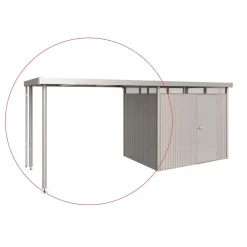 Sivukatos puutarhavajaan HighLine H2 eri värejä*Biohort Discount