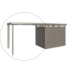 Sivukatos puutarhavajaan HighLine H2 eri värejä*Biohort Discount