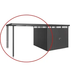 Sale Sivukatos puutarhavajaan HighLine H4 eri värejä Varaston Lisätarvikkeet
