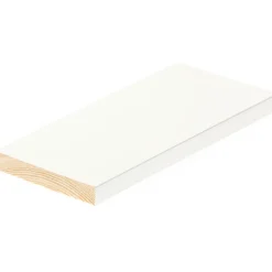 Clearance Smyygilista , 15x95mm, mänty, valkoinen, eri pituuksia Peitelistat