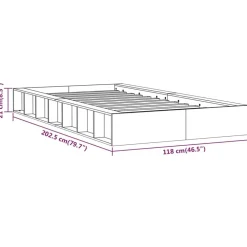 Sängynrunko täysi puu tai täysi mänty, eri kokoja ja värejä (15733) Huonekalut