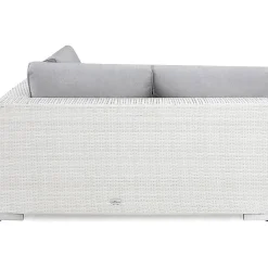 Sohvan päätymoduuli Bahamas vasen valkoinen/harmaa*Comfort Garden Clearance