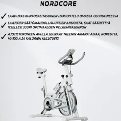 Spinningpyörä Core 1300, valkoinen*Nordcore New