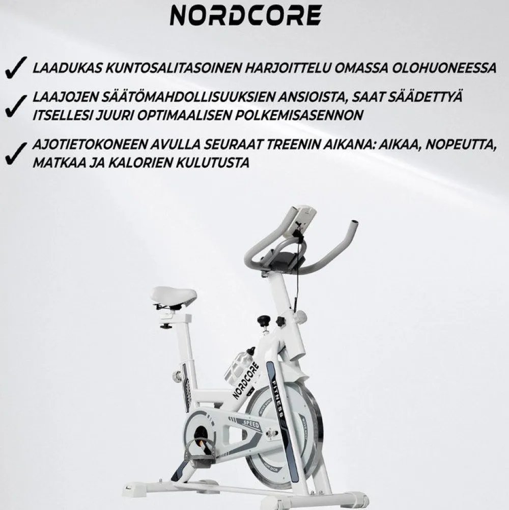 Spinningpyörä Core 1300, valkoinen*Nordcore New