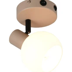 Online Spottivalaisin Boba 1-osainen E14 lämmin beige Kohdevalaisimet|Seinävalaisimet
