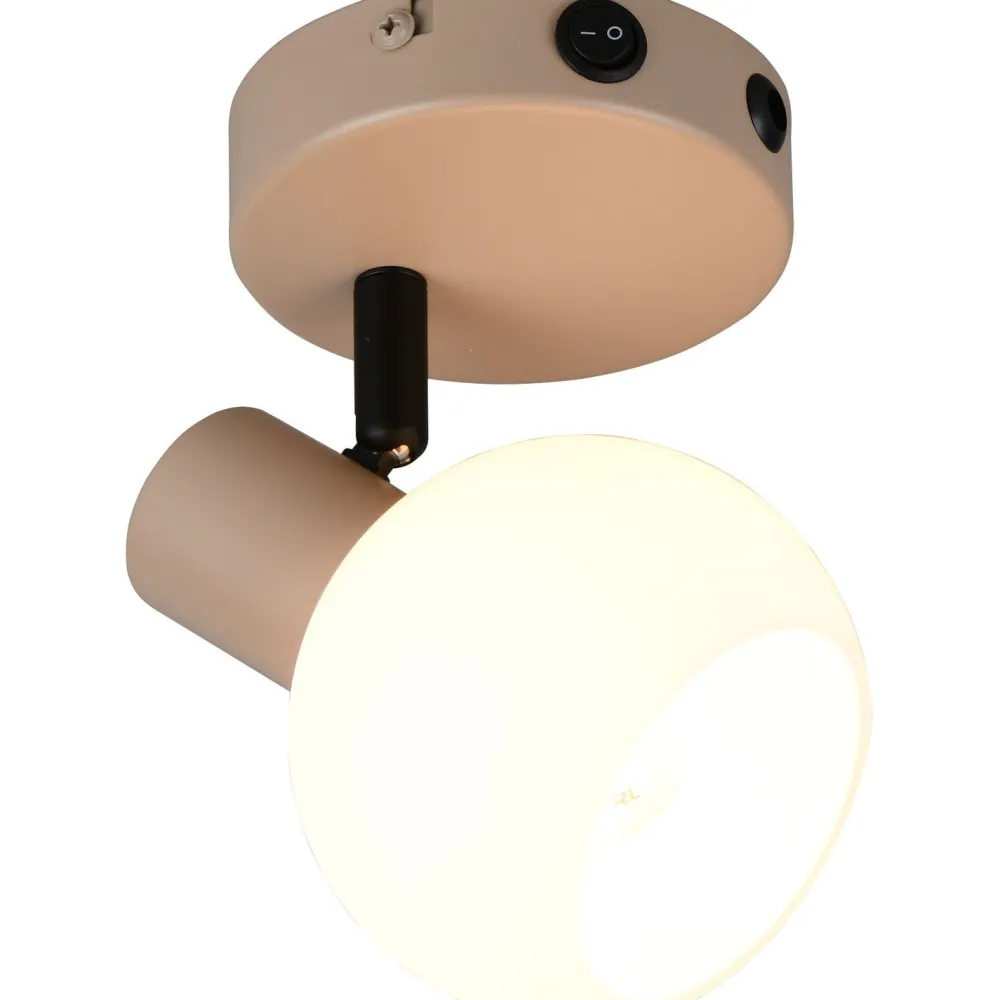 Online Spottivalaisin Boba 1-osainen E14 lämmin beige Kohdevalaisimet|Seinävalaisimet