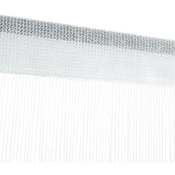 String-verhot 2 kpl 100x250 cm valkoinen*FinePRICE Sale