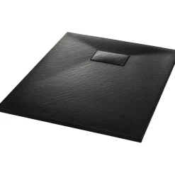 Suihkualusta 90x70 cm SMC musta*FinePRICE