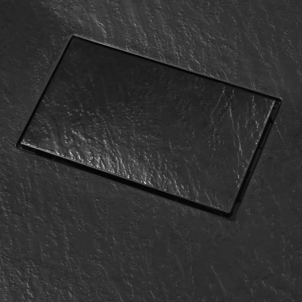 Outlet Suihkualusta 100x70 cm SMC musta Suihkualtaat