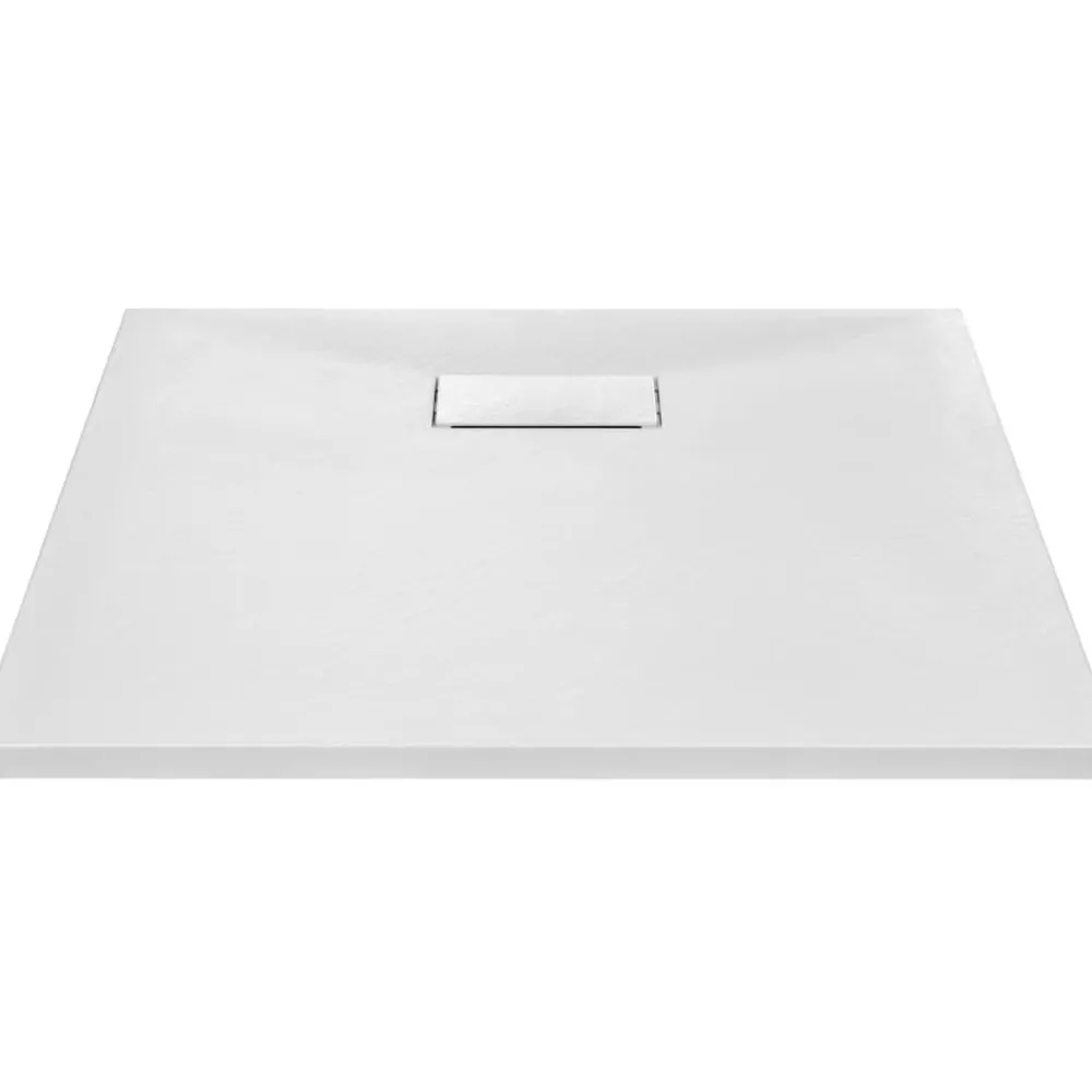 Suihkualusta 90x70 cm SMC valkoinen*FinePRICE Outlet