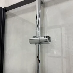 Suihkukaappi Betrakta, 70x90cm / 90x70cm, suora, kirkas lasi, musta kehys*Bathlife Best