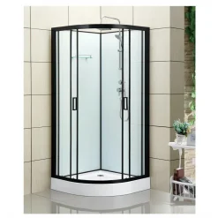 Suihkukaappi Kyffe 800x800 mm musta*Bathlife Sale