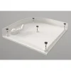 Suihkukulman allas S0029-SET kivimassa 100x100cm valkoinen*Interia Best