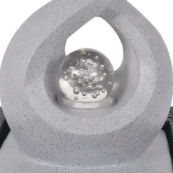 Suihkulähde led-valolla sisäkäyttöön polyresiini*FinePRICE Clearance