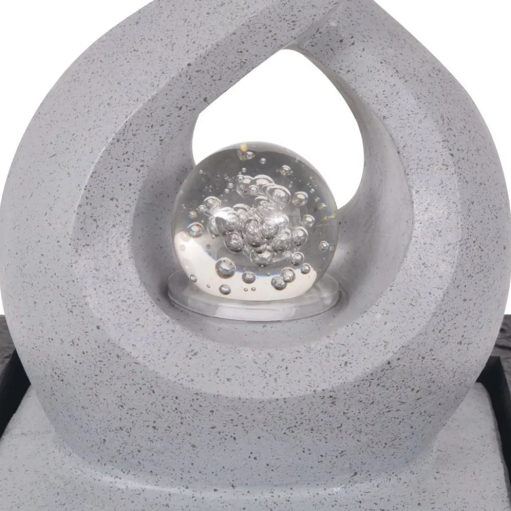 Suihkulähde led-valolla sisäkäyttöön polyresiini*FinePRICE Clearance