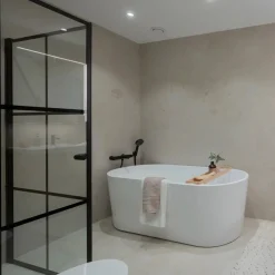 Best Suihkunurkka Tiana Black, 900x900x1900mm, kaksi ovea, kirkas lasi, musta profiili Suihkukulmat