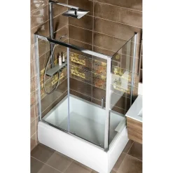 New Suihkuovi Deep, 1200x1650 mm, kirkas lasi Suihkuovet