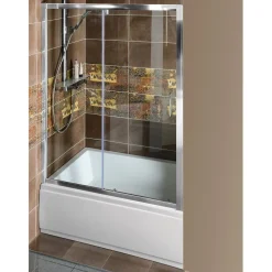 New Suihkuovi Deep, 1200x1650 mm, kirkas lasi Suihkuovet