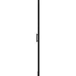 Suihkuovi karkaistu lasi 91x195 cm musta*FinePRICE Outlet