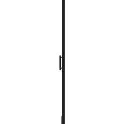 Clearance Suihkuovi karkaistu lasi 100x178 cm musta Suihkuovet