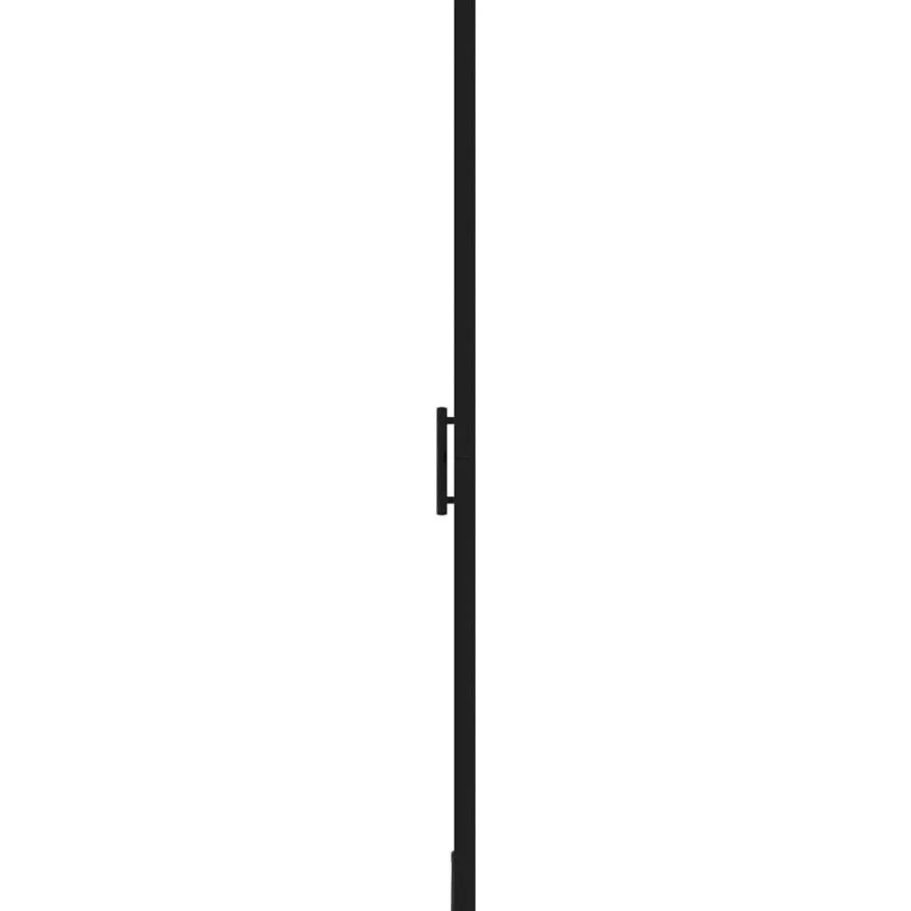 Clearance Suihkuovi karkaistu lasi 100x178 cm musta Suihkuovet